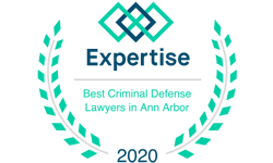 2020 Best Criminal Defense Lawyer Ann Arbor badge