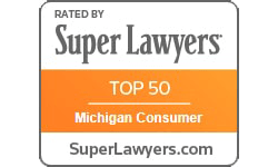 Rated by Super Lawyers Top 50 Michigan Consumer